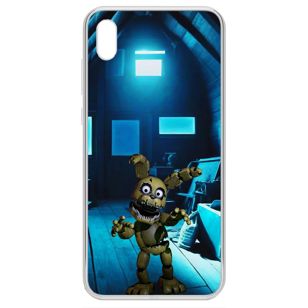 Чехол-накладка Krutoff Clear Case ФНАФ - Плюштрап для Huawei Y5 (2019)