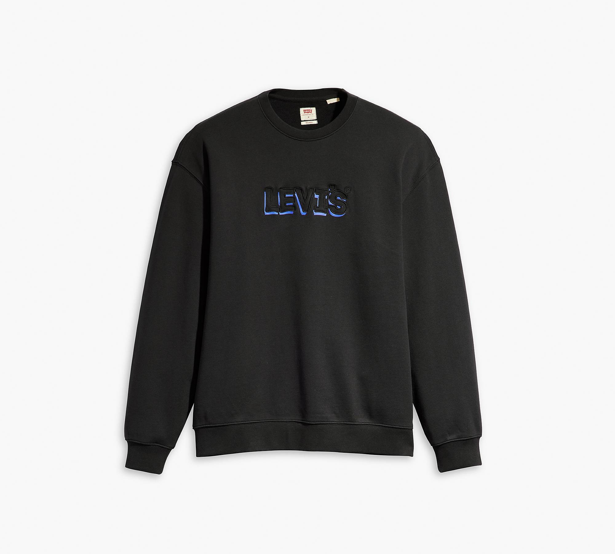 

Свитшот мужской LEVIS RELAXD GRAPHIC CREW HEADLINE LOGO CREW C черный M, RELAXD GRAPHIC CREW HEADLINE LOGO CREW C