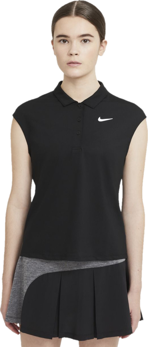 Майка женская Nike W Court Victory Tennis Polo черная M