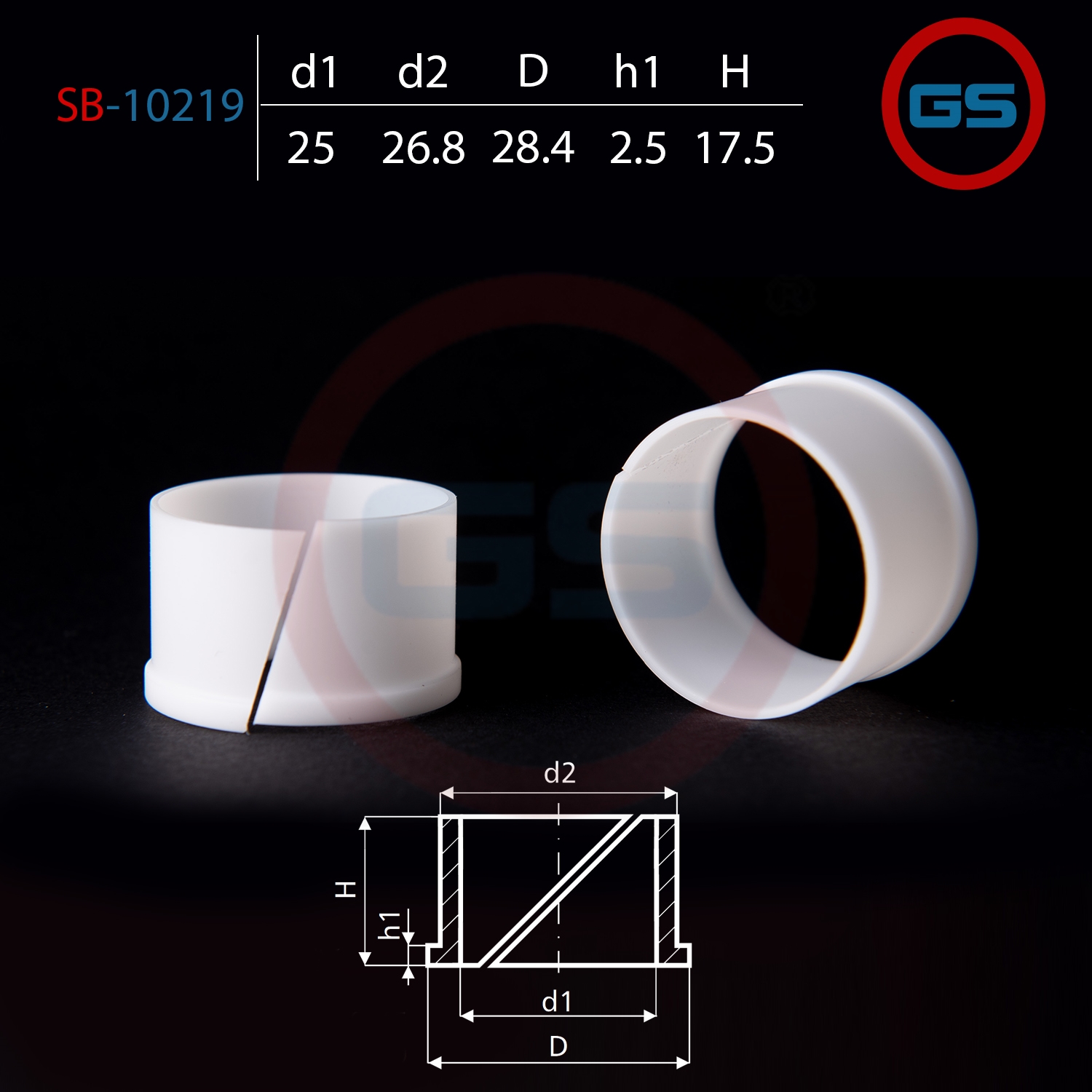 

Уплотнительная втулка на вал диаметром 25 мм Chery Fora GS (SB-10219), SB-10219, SB10219