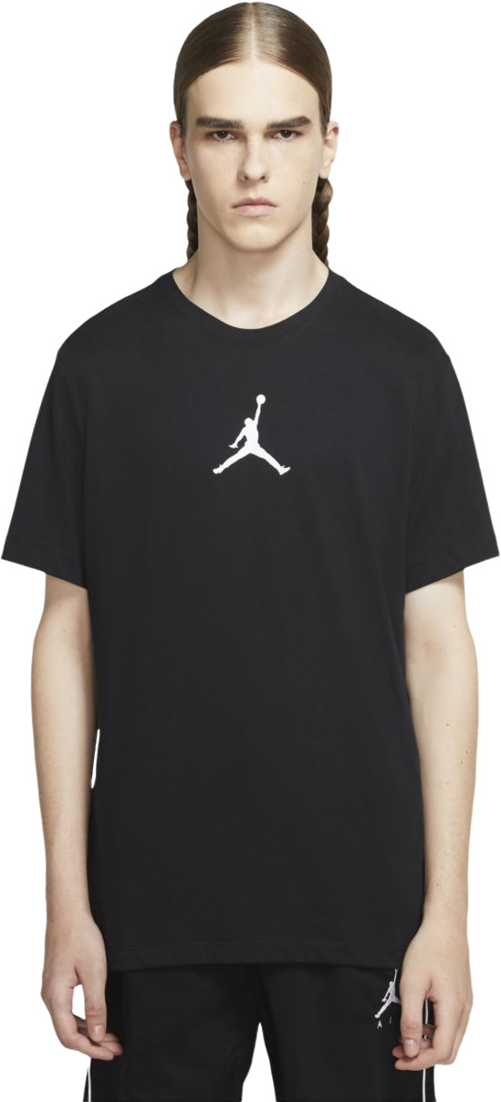 Футболка мужская Nike M Jordan Jumpman Dri-Fit Short Sleeve Crew черная L Египет черный