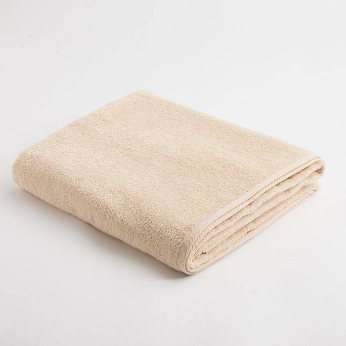 

Полотенце махровое Этель Organic Beige 100х150 см, 100% хл, 420гр/м2