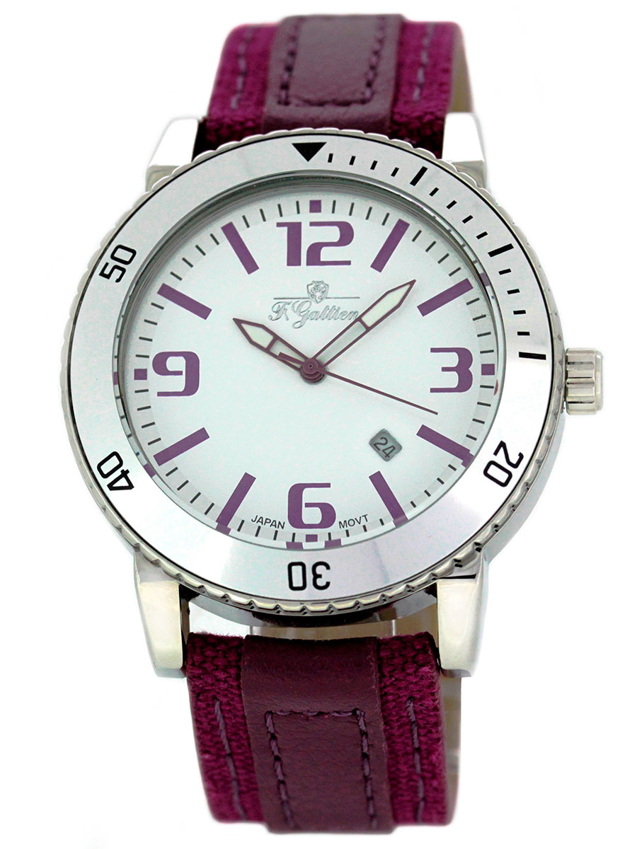 Наручные часы мужские F.Gattien 7108-311-13 фиолетовые