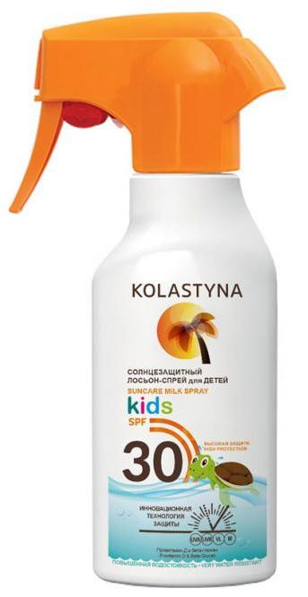 фото Лосьон-спрей солнцезащитный для детей kolastyna spf 30 200 мл