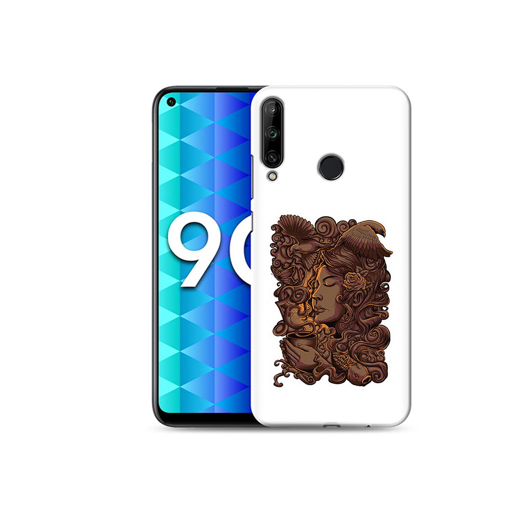 

Чехол MyPads Tocco для Honor 9C девушка с длинными волосами абстракция (PT149389.41.312), Tocco