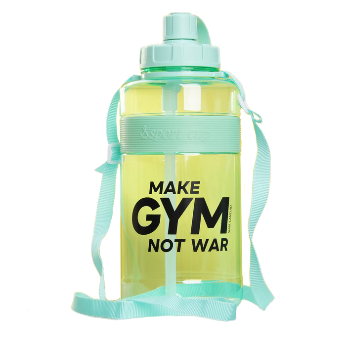 

Бутылка Svoboda Voli Make gym 1800 мл зеленый, Прозрачный;зеленый, Make gym