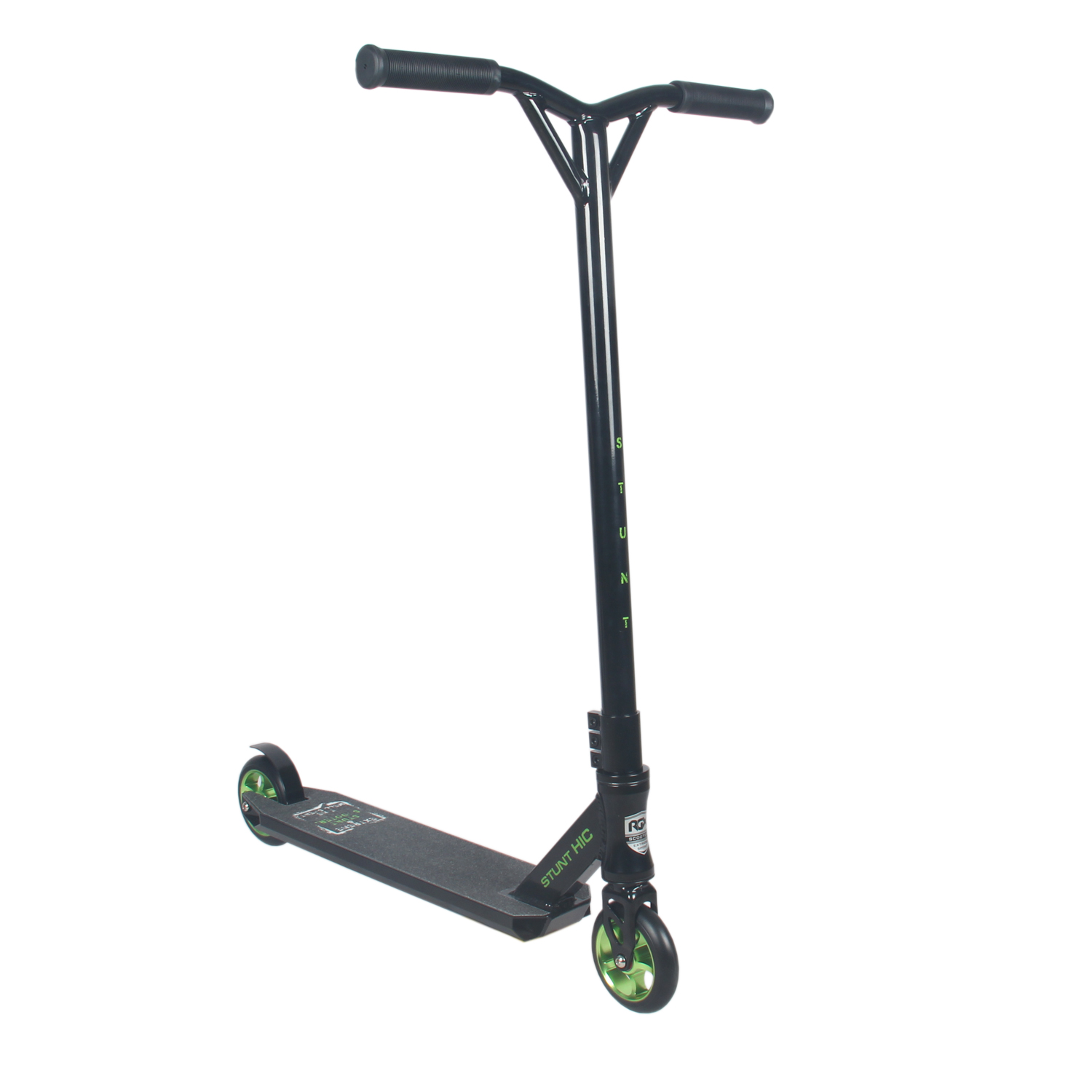 

Самокат трюковый Rgx Stunt Hic 110мм Black, Черный;зеленый, Stunt Hic