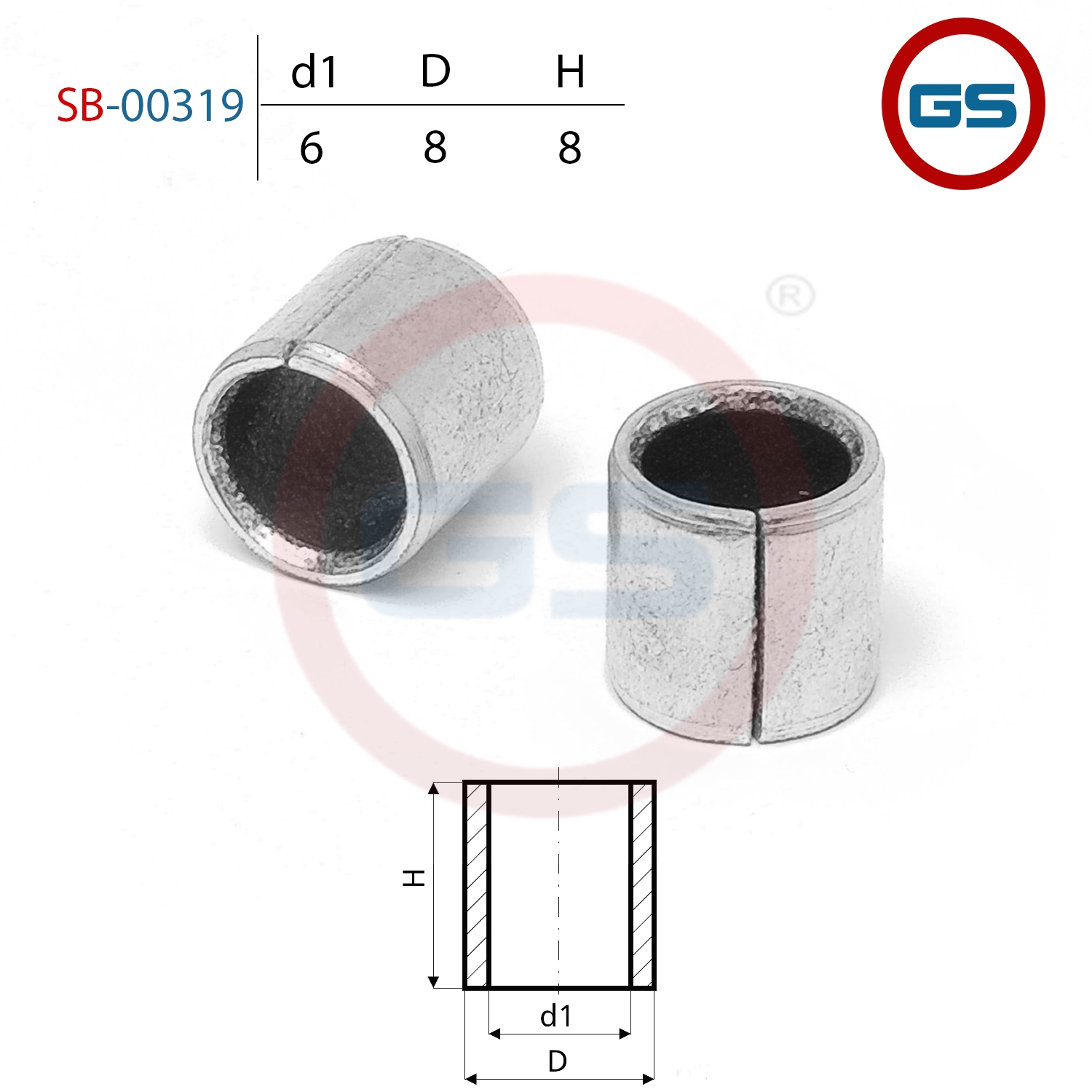 

Опорная втулка GS вала планетарного редуктора рейки BMW (SB-00319), SB-00319, SB00319