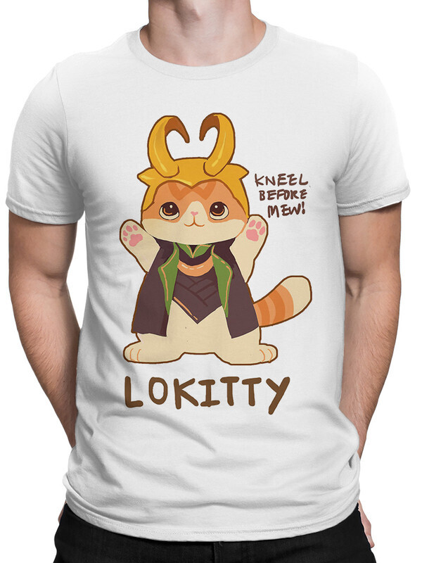 фото Футболка мужская dream shirts lokitty суперзлодей 10011002 белая s