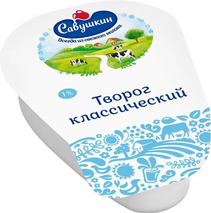 

Творог мягкий Савушкин классический 1% 180 г