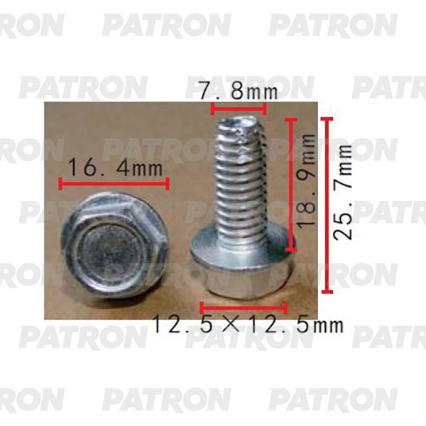 

Винт Металлический Применяемость: Болт 8х19 С Дюймовой Резьбой PATRON арт. P372252