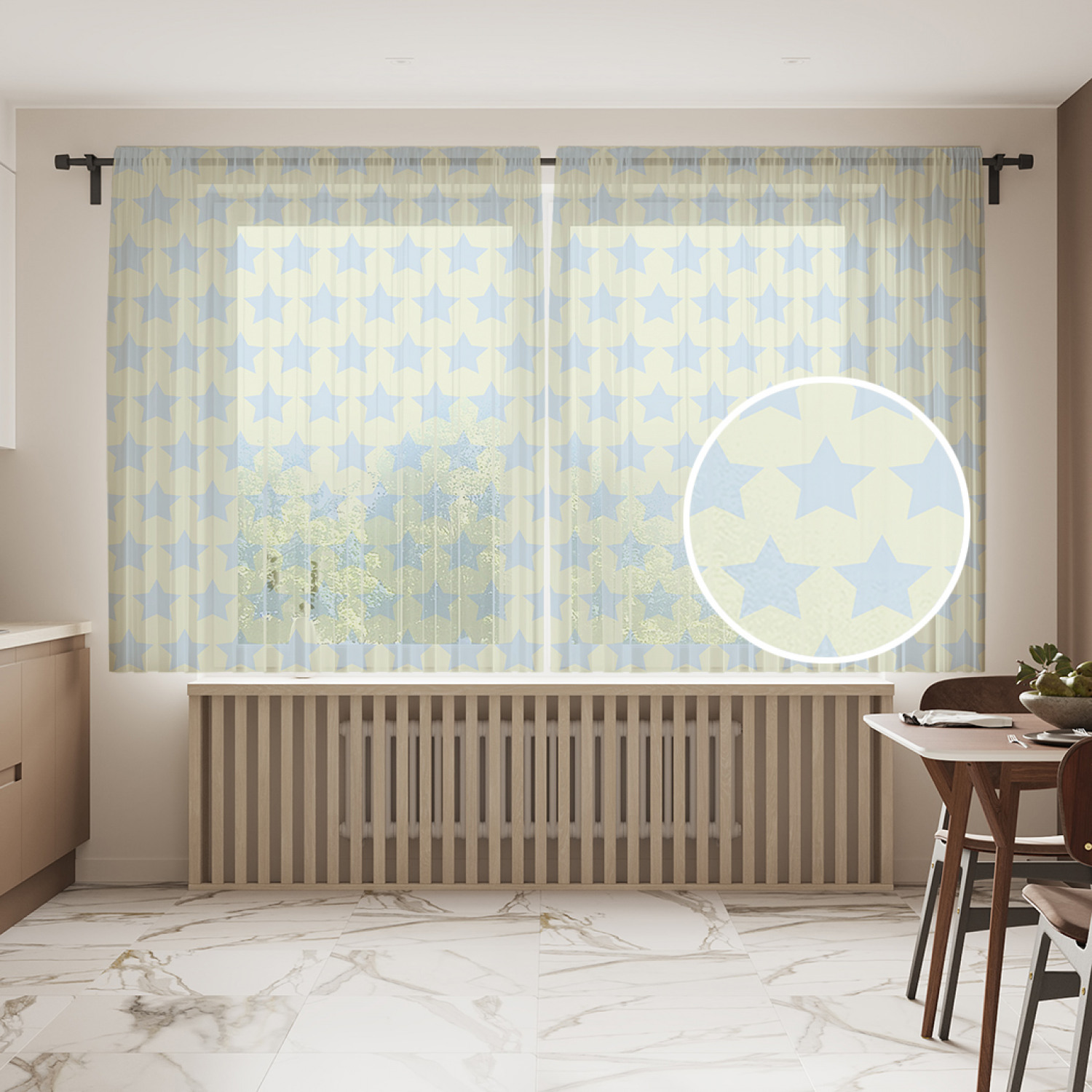 

Шторы и тюль tul_30588_145x180 Звездная дань JoyArty, Звездная дань
