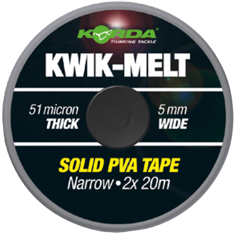 Лента ПВА KORDA Kwik-Melt KEMT5 цвет серый длина 20м