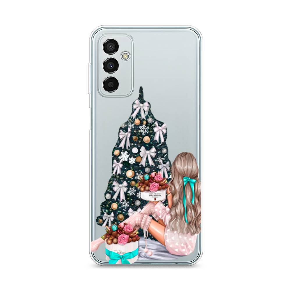 

Чехол на Samsung Galaxy M23 5G "New Year", Зеленый;бежевый;голубой, 2105550-5