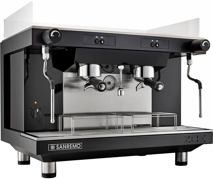 

Рожковая кофемашина Sanremo Zoe Tall SAP 2 GR черный, Zoe Tall SAP 2 GR