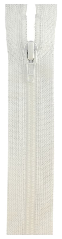 

Застежка-молния YKK 0004711/12, 501 белый тип 5 (5,75мм), неразъемная, 12см