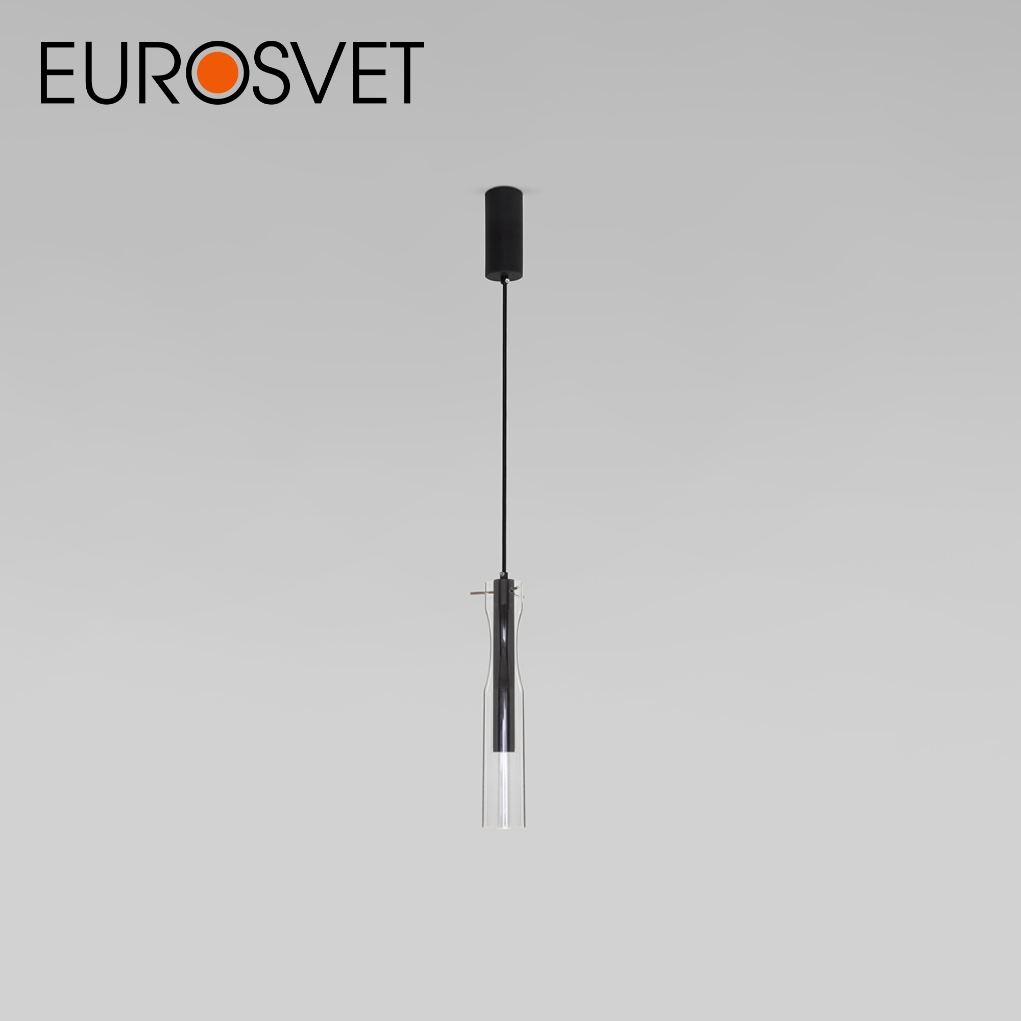 Светильник подвесной LED со стеклянным плафоном Eurosvet Swan 50254/1 LED 5W 4000K