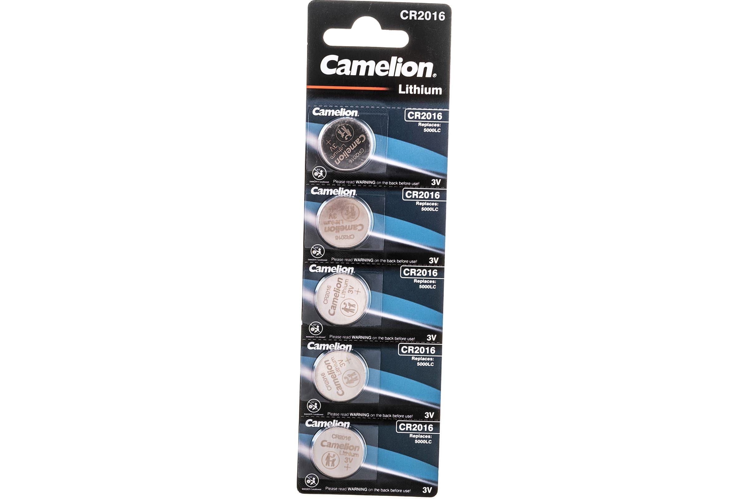 

CR2016 - Camelion BL-1 CR2016-BP5 (5 штук) 1593