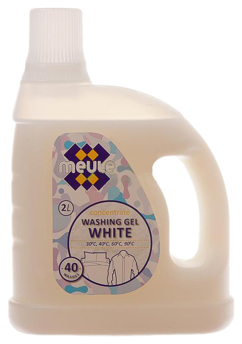 фото Гель для стирки meule washing gel white для белого белья 2л