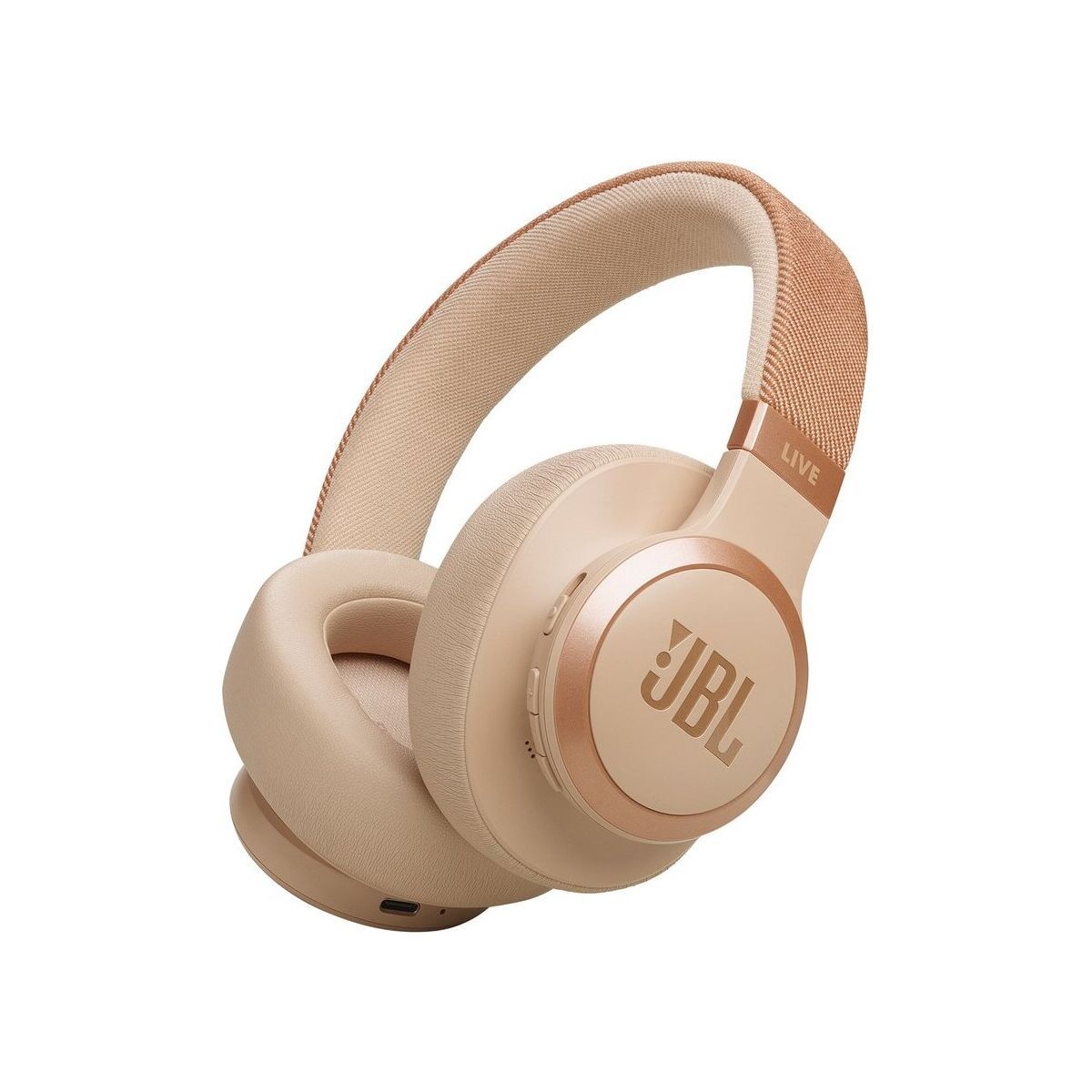 

Беспроводные наушники JBL Live 770 BT NC, песочно-бежевый