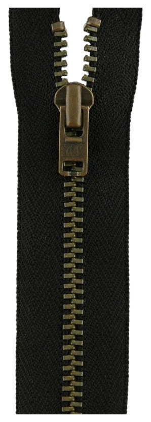 

Застежка-молния YKK 0593552/75, 580 черный тип 5 (5,75мм), двухзамковая, 75см