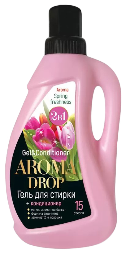 Гель-кондиционер для стирки Aroma Drop 2в1 Весенняя свежесть 1л