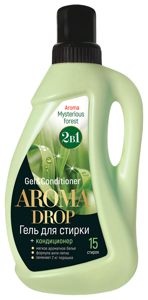 Гель-кондиционер для стирки Aroma Drop 2в1 Таинственный лес 1л