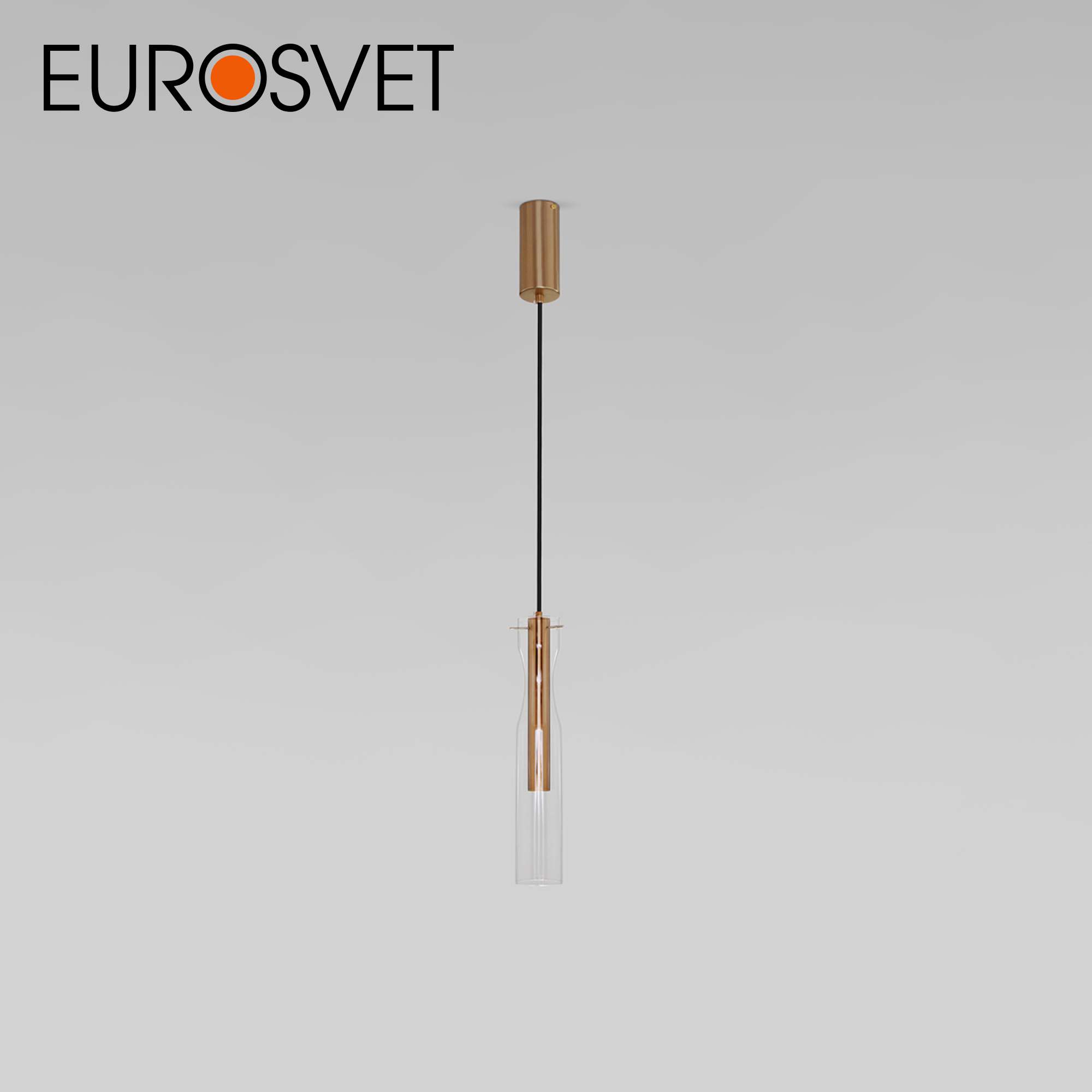 Светильник подвесной LED Eurosvet Swan 50254/1 LED 5W 4000K латунь