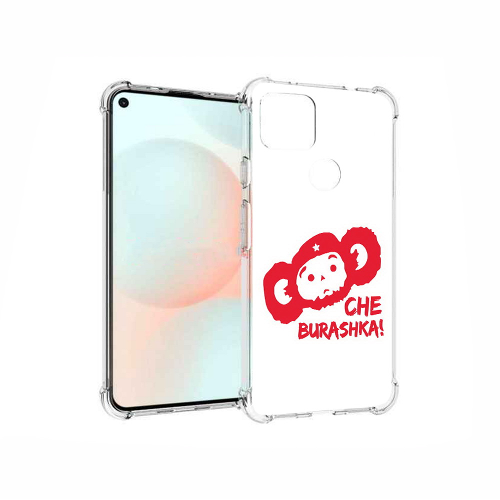 

Чехол MyPads Tocco для Google Pixel 5A чебурашка, Прозрачный, Tocco