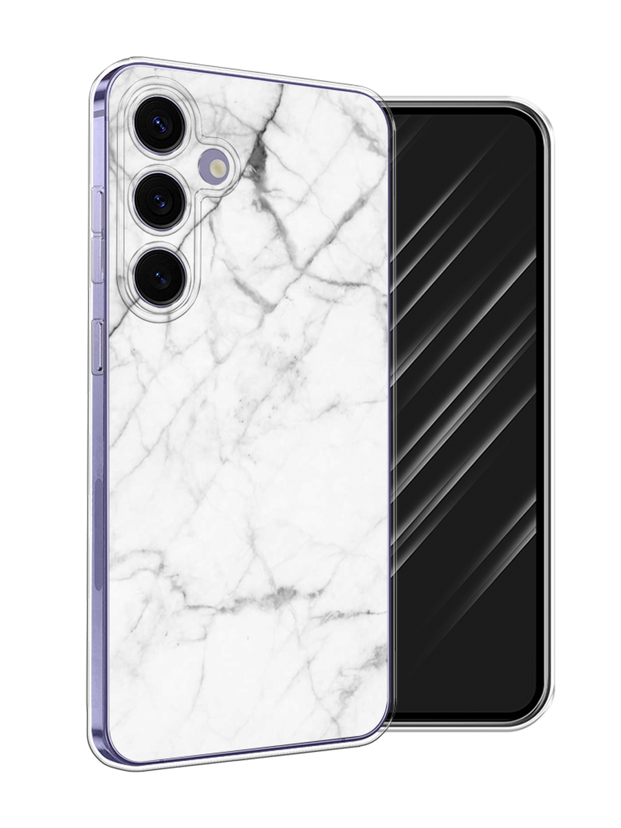 

Чехол Awog на Samsung Galaxy S24 Plus "Светлый мрамор", Серый, 2109150-1