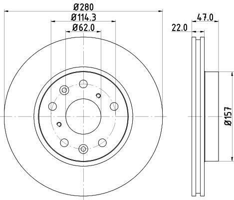 

Тормозной диск NISSHINBO ND9001K