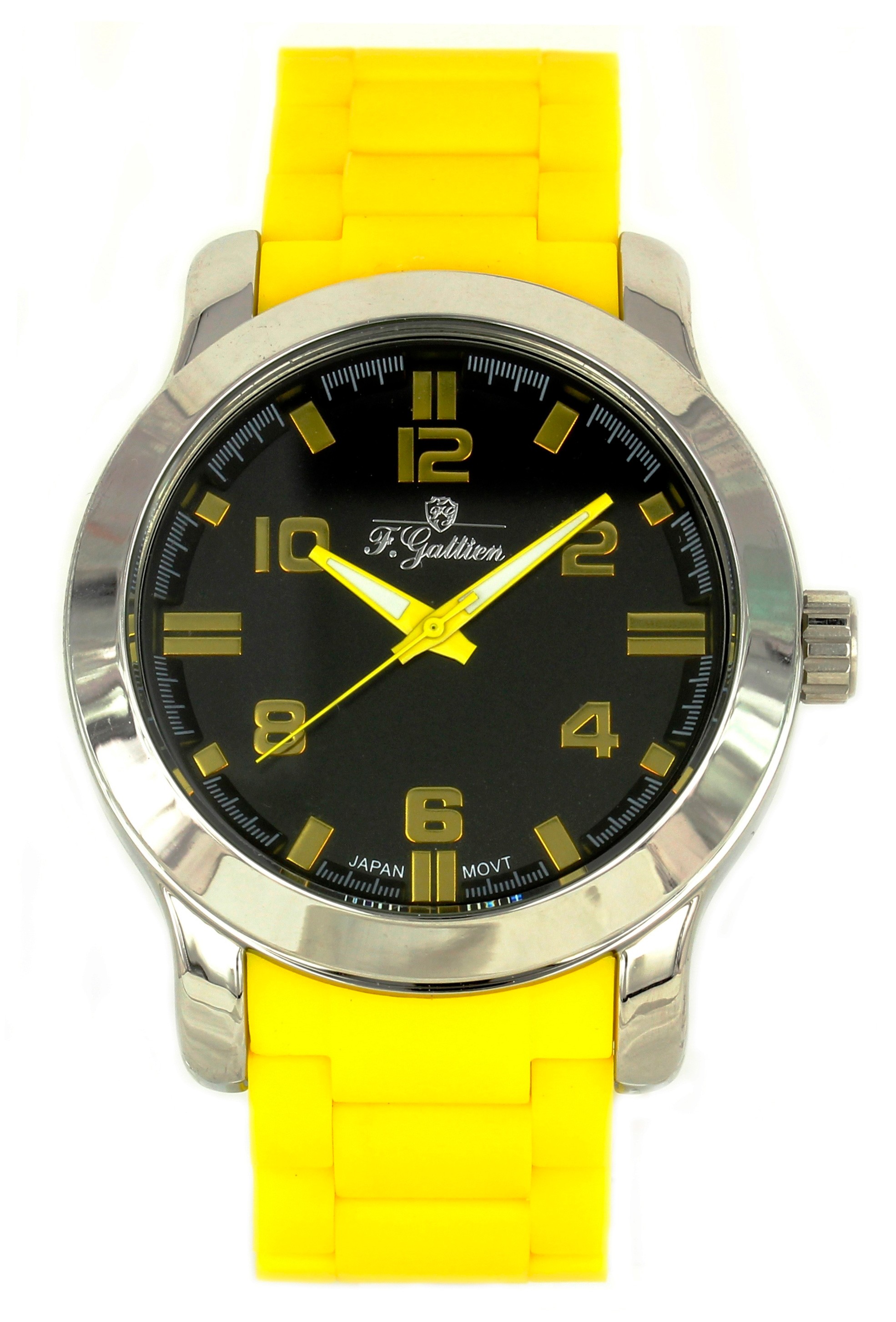 фото Наручные часы мужские f.gattien 1921-314-09 желтые