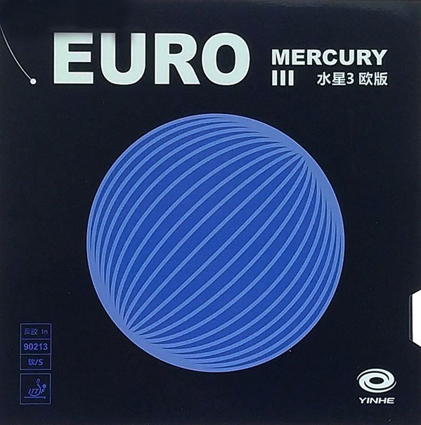 

Накладка для настольного тенниса Yinhe Mercury III 3 EURO Soft, Red, Max, Красный, Mercury III (3) EURO Soft