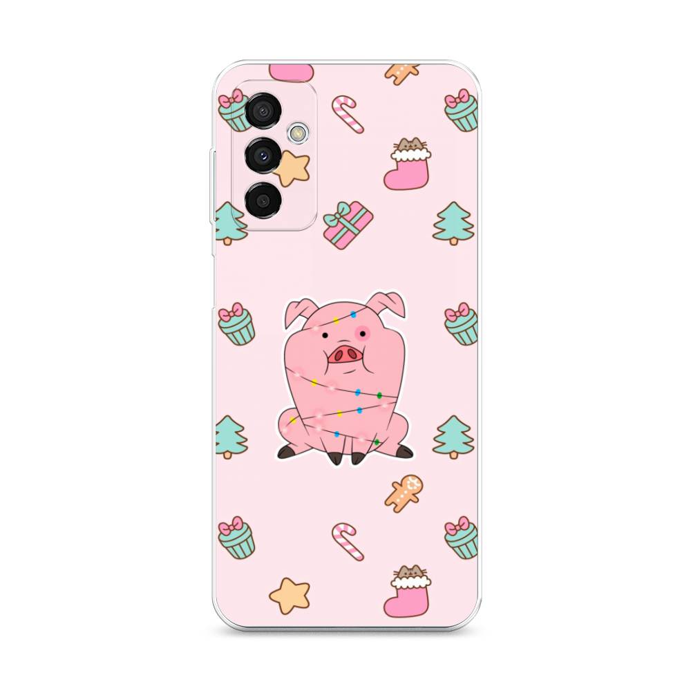 

Чехол на Samsung Galaxy M23 5G "Розовая свинка", Розовый;зеленый, 2105550-5