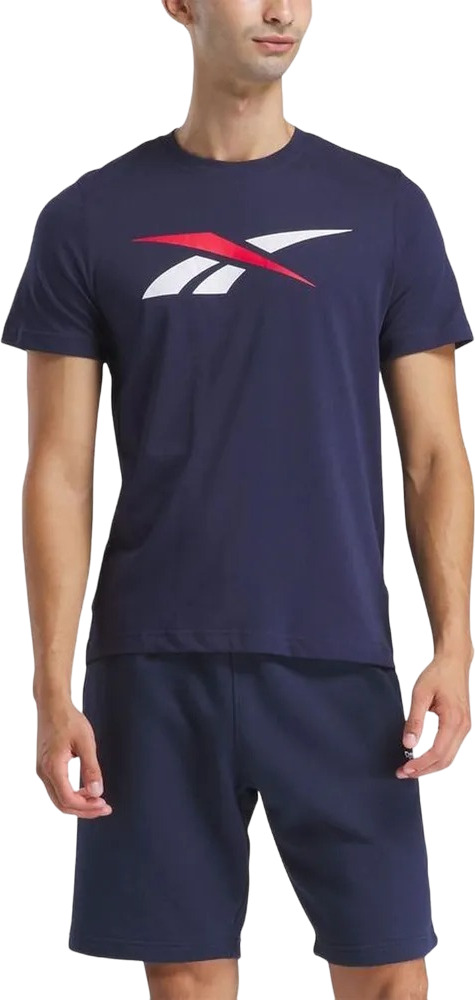 

Футболка мужская Reebok GS VECTOR TEE синяя L, Синий, GS VECTOR TEE