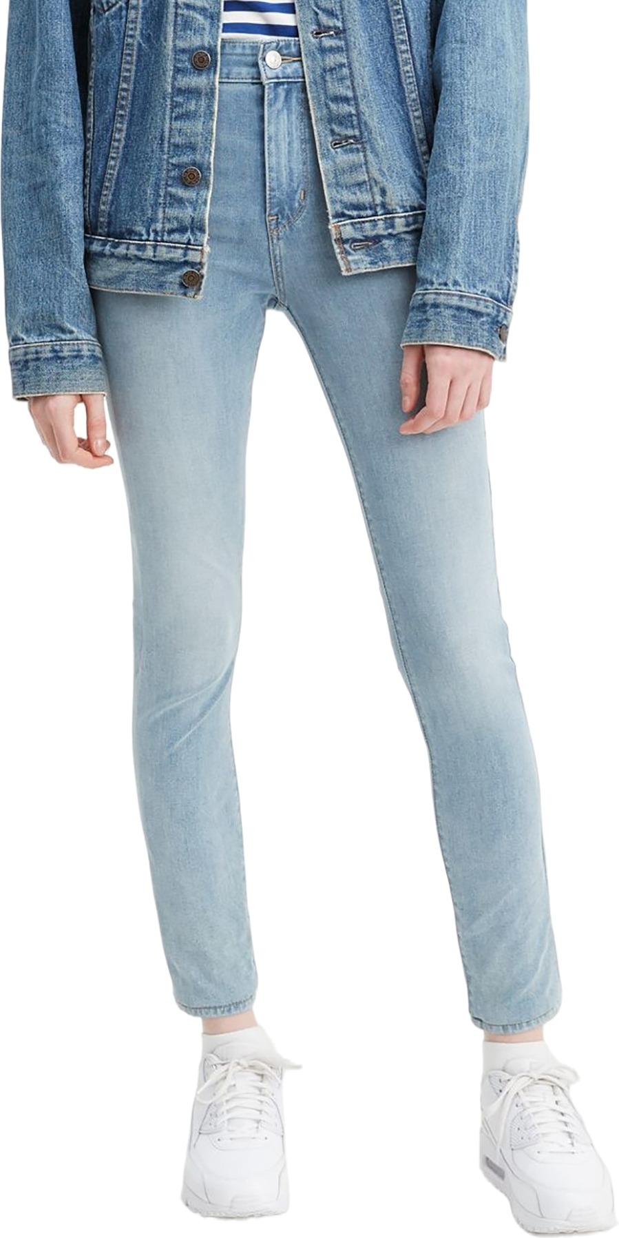 Джинсы женские Levi's Women 721 High Rise Skinny Jeans голубые 26/30