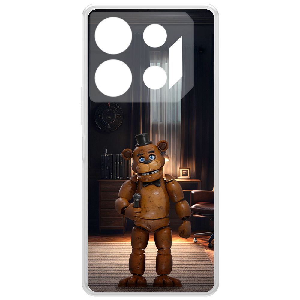 

Чехол-накладка Krutoff Clear Case ФНАФ - Медведь Фредди для INFINIX GT 10 Pro, Прозрачный