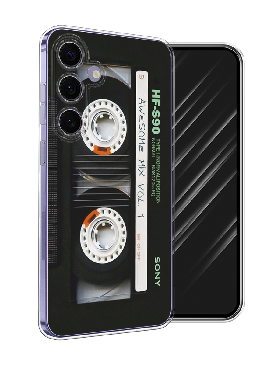 

Чехол Awog на Samsung Galaxy S24 Plus "Кассета", Черный, 2109150-1