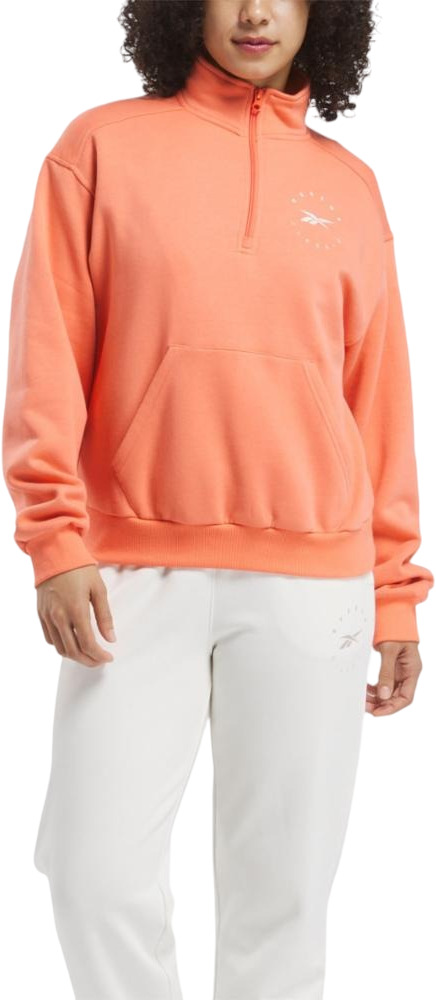

Свитшот женский Reebok Q3 IDE FLEECE MIDLAYER оранжевый S, Q3 IDE FLEECE MIDLAYER
