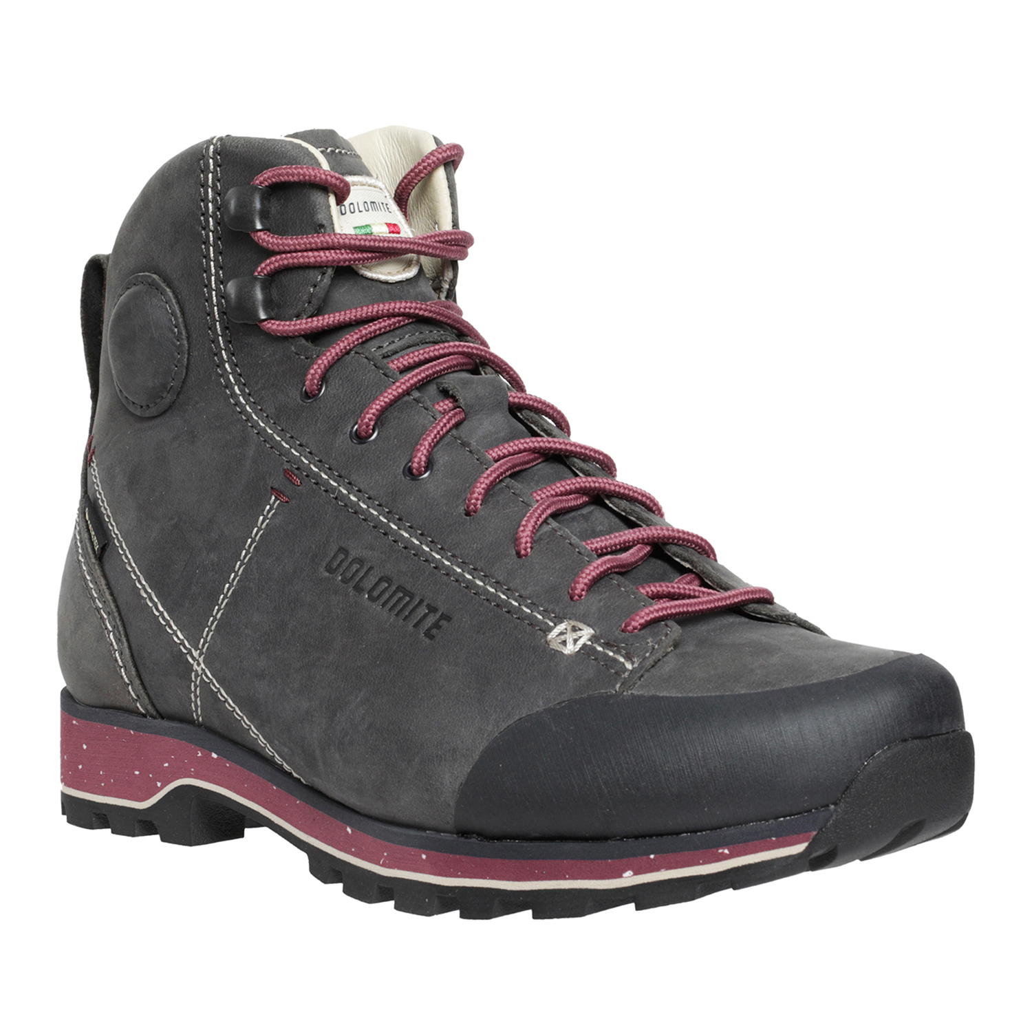 фото Ботинки женские dolomite 54 high fg evo gtx w's бордовые 6.5 uk