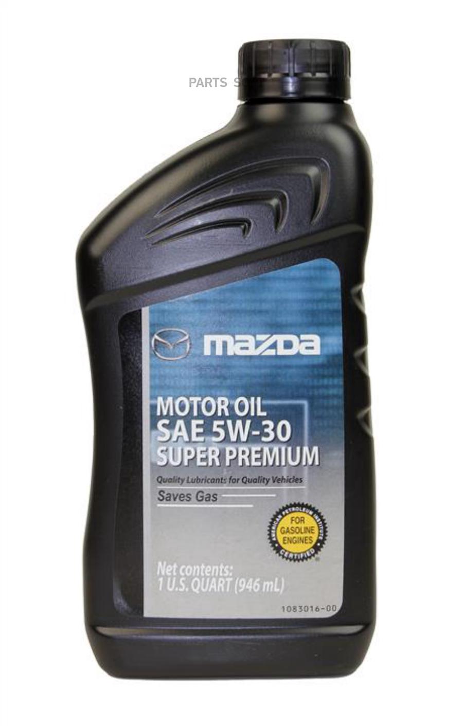 Моторное масло Mazda полусинтетическое Motor Oil Sn 5w30 0,946л