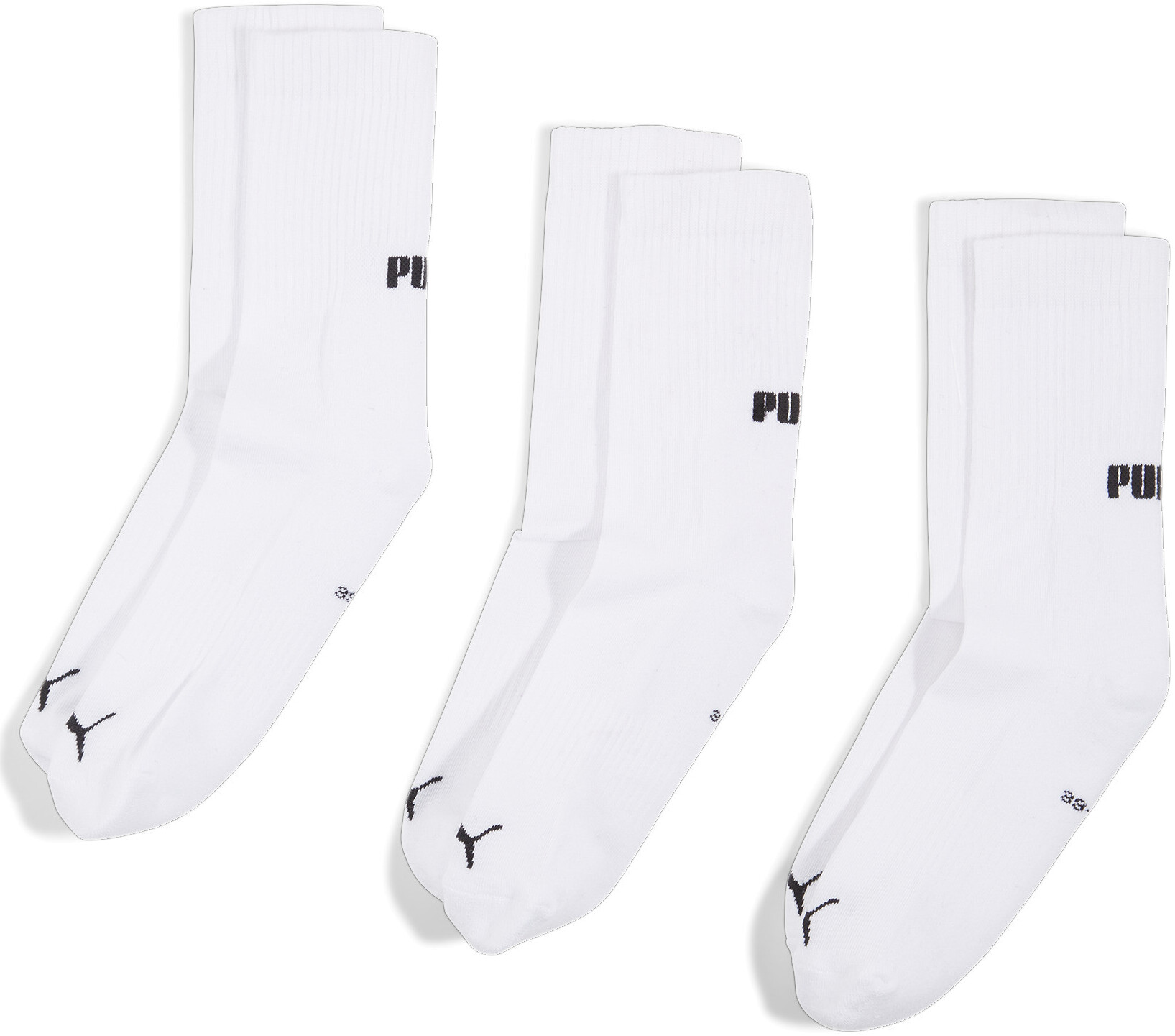 

Комплект носков унисекс PUMA UNISEX NEW GENERATION CUSHIONED CREW 3P белых 39-42 3 пары, Белый, UNISEX NEW GENERATION CUSHIONED CREW 3P
