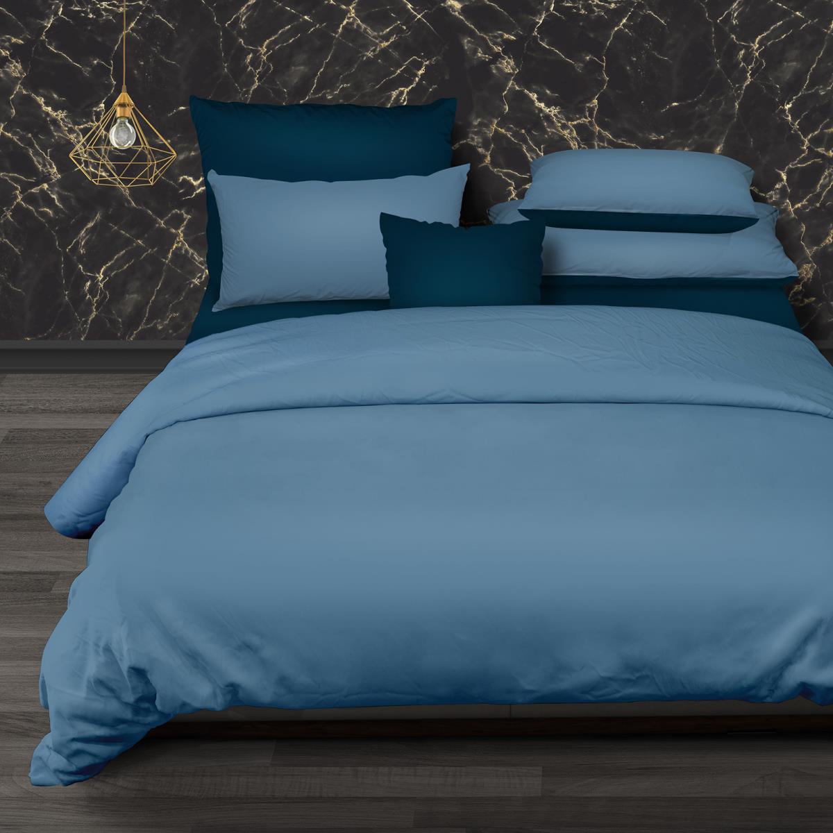 

Постельное Белье из перкали "Visconti" "Унисон" Unicolor (70х70) 2-спал. с европростыней