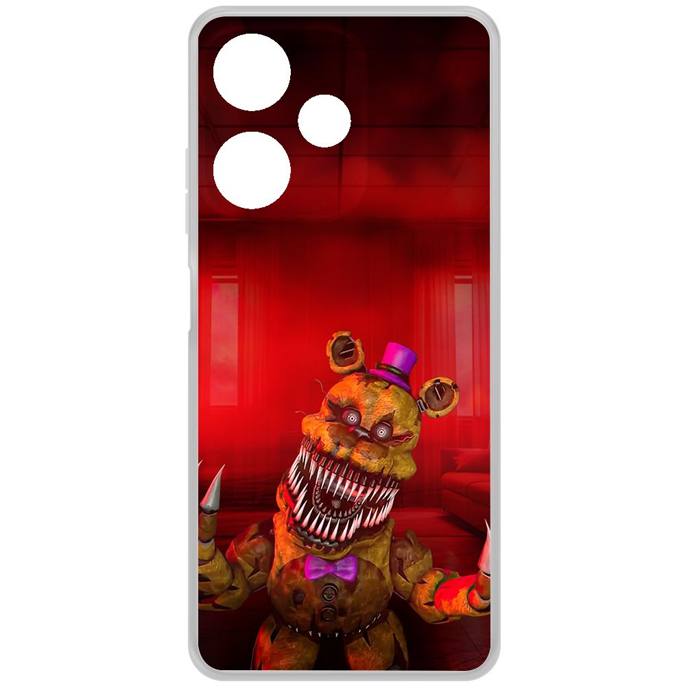 

Чехол-накладка Krutoff Clear Case ФНАФ - Фредди атакует для INFINIX Hot 30i, Прозрачный