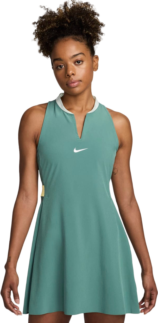 Платье женское Nike W NK DF ADVTG DRESS зеленое XS