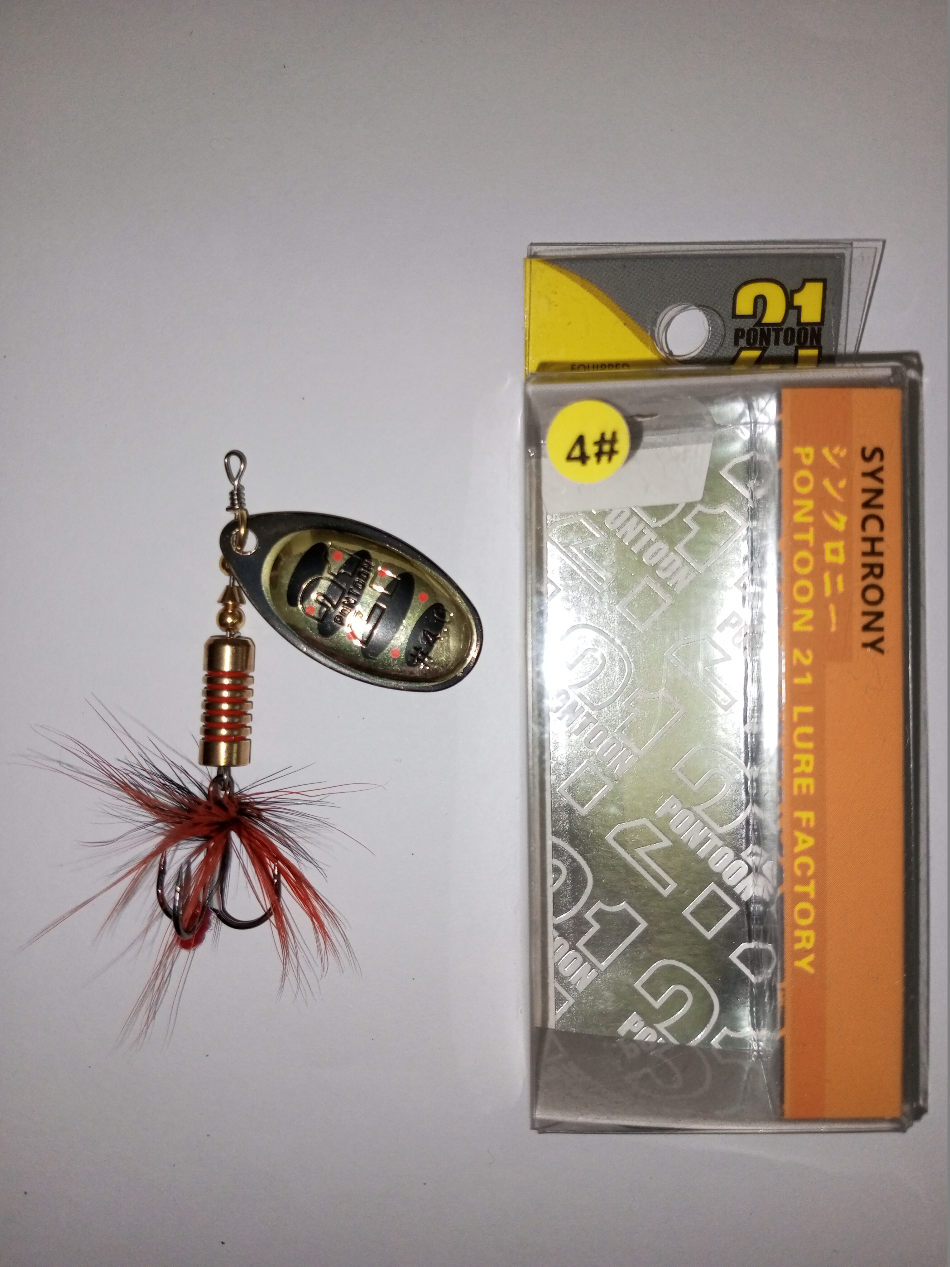 

Блесна Pontoon 21 SYNCHRONY #4 T02 (11,0гр), Золотистый;черный, LURE FACTORY