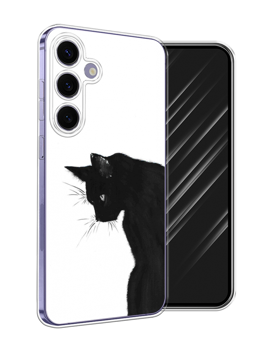 

Чехол Awog на Samsung Galaxy S24 Plus "Black cat", Черный;белый, 2109150-1