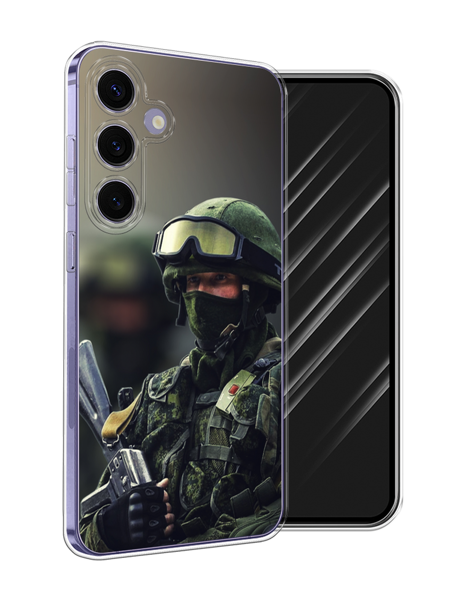 

Чехол Awog на Samsung Galaxy S24 Plus "Солдат", Зеленый;серый, 2109150-1