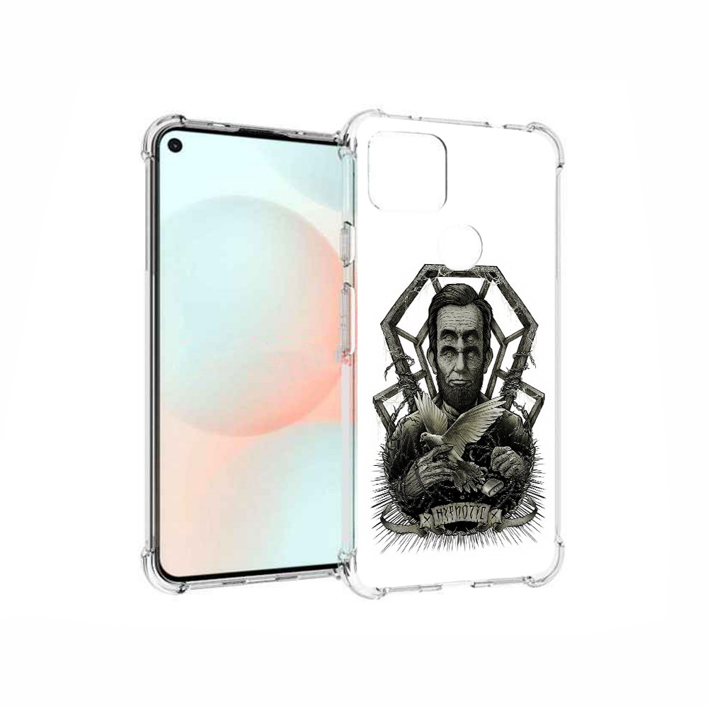 

Чехол MyPads Tocco для Google Pixel 5A франклин абстракция, Прозрачный, Tocco