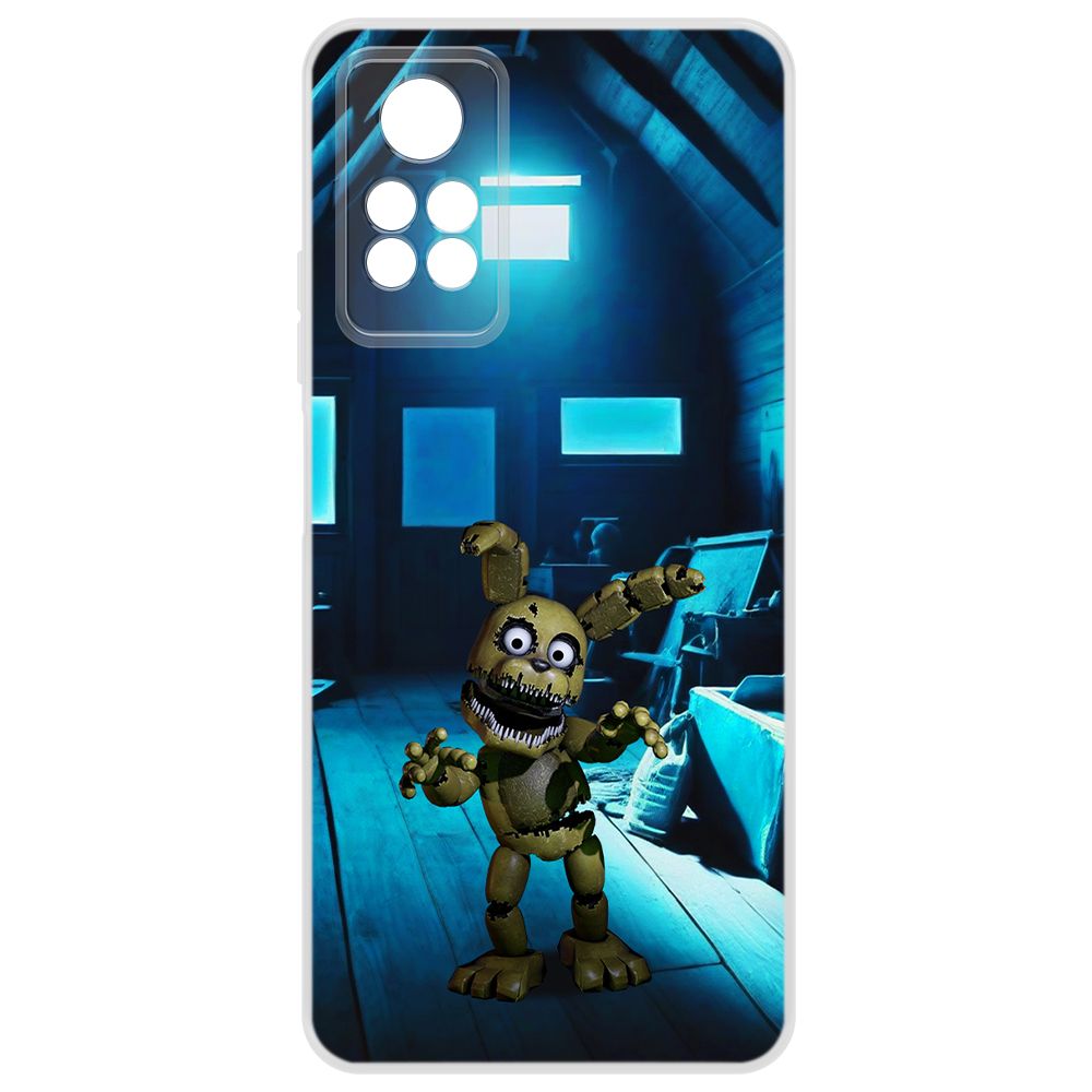 

Чехол-накладка Krutoff Clear Case ФНАФ - Плюштрап для Xiaomi Redmi Note 12 Pro 4G, Прозрачный
